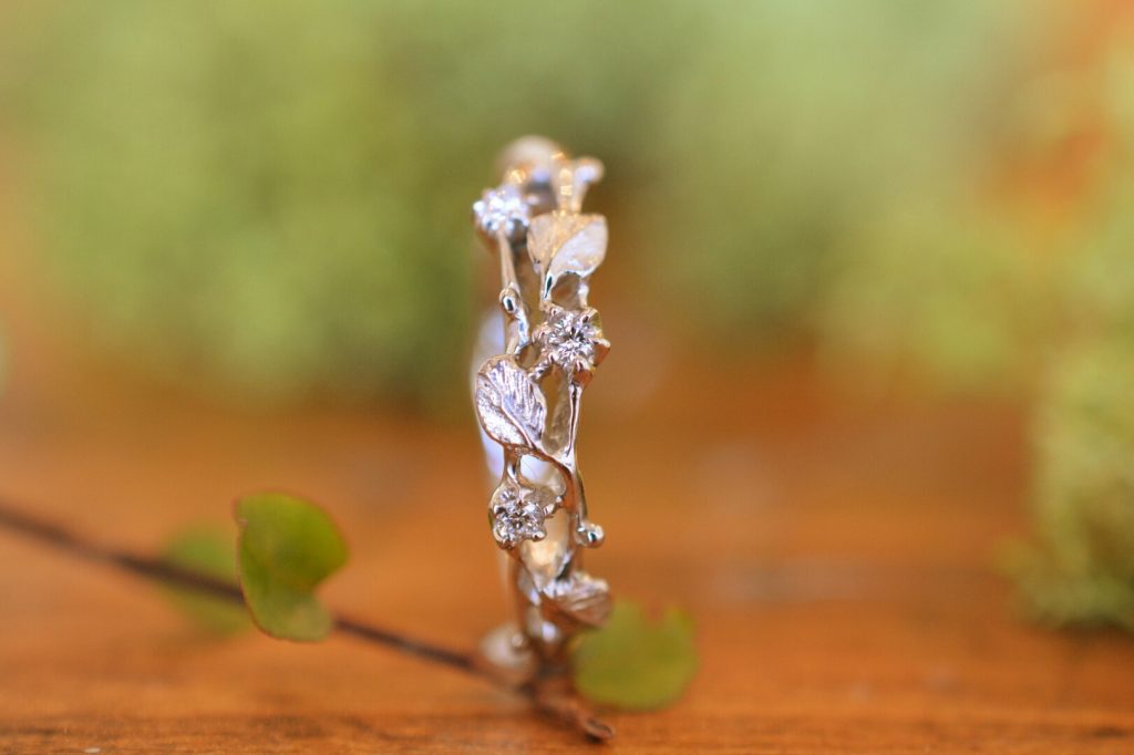 植物の結婚指輪