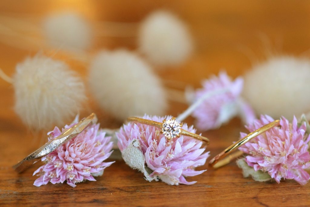 極細の婚約、結婚指輪をフルオーダー