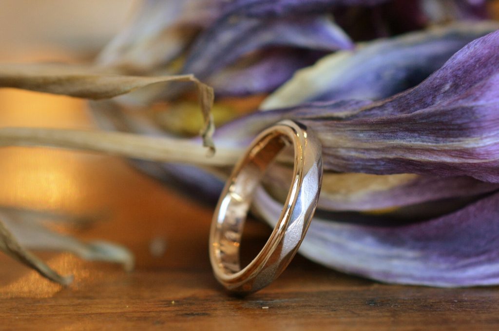 プラチナのつや消しを結婚指輪に静岡県東部沼津でフルオーダージュエリー