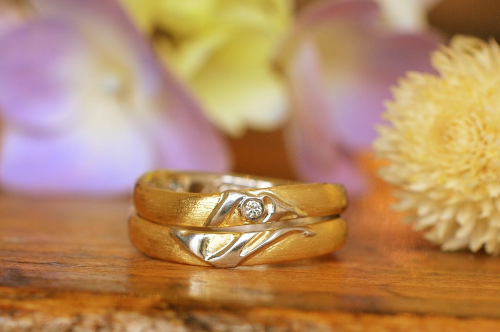 運命の数字4を結婚指輪に静岡県沼津三島でフルオーダー