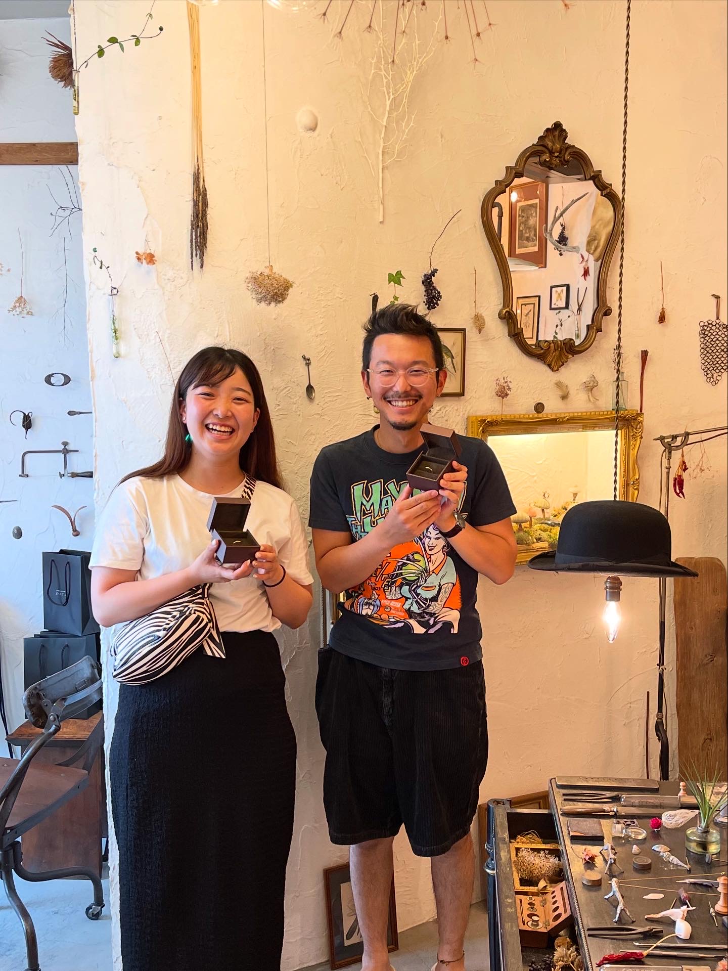 8角形のマリッジリング