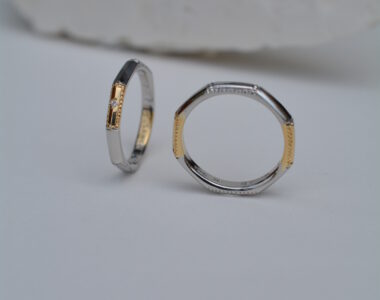 8角形のマリッジリング